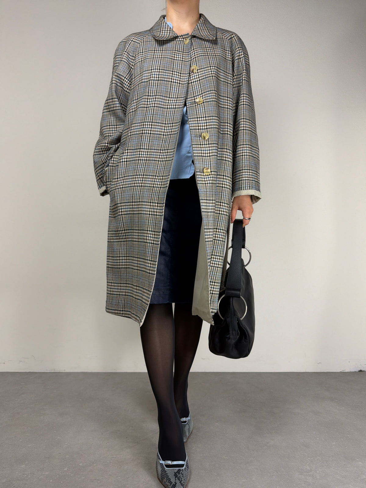 Trench vintage double-face