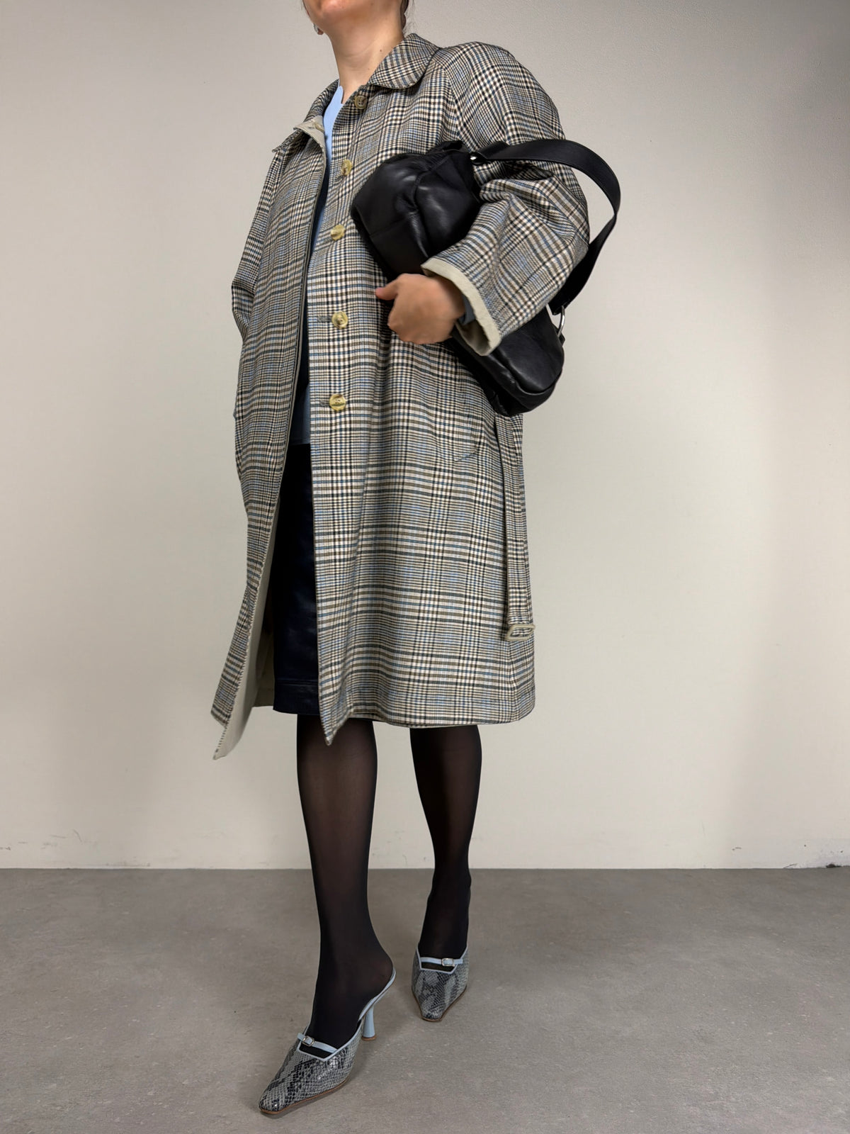 Trench vintage double-face