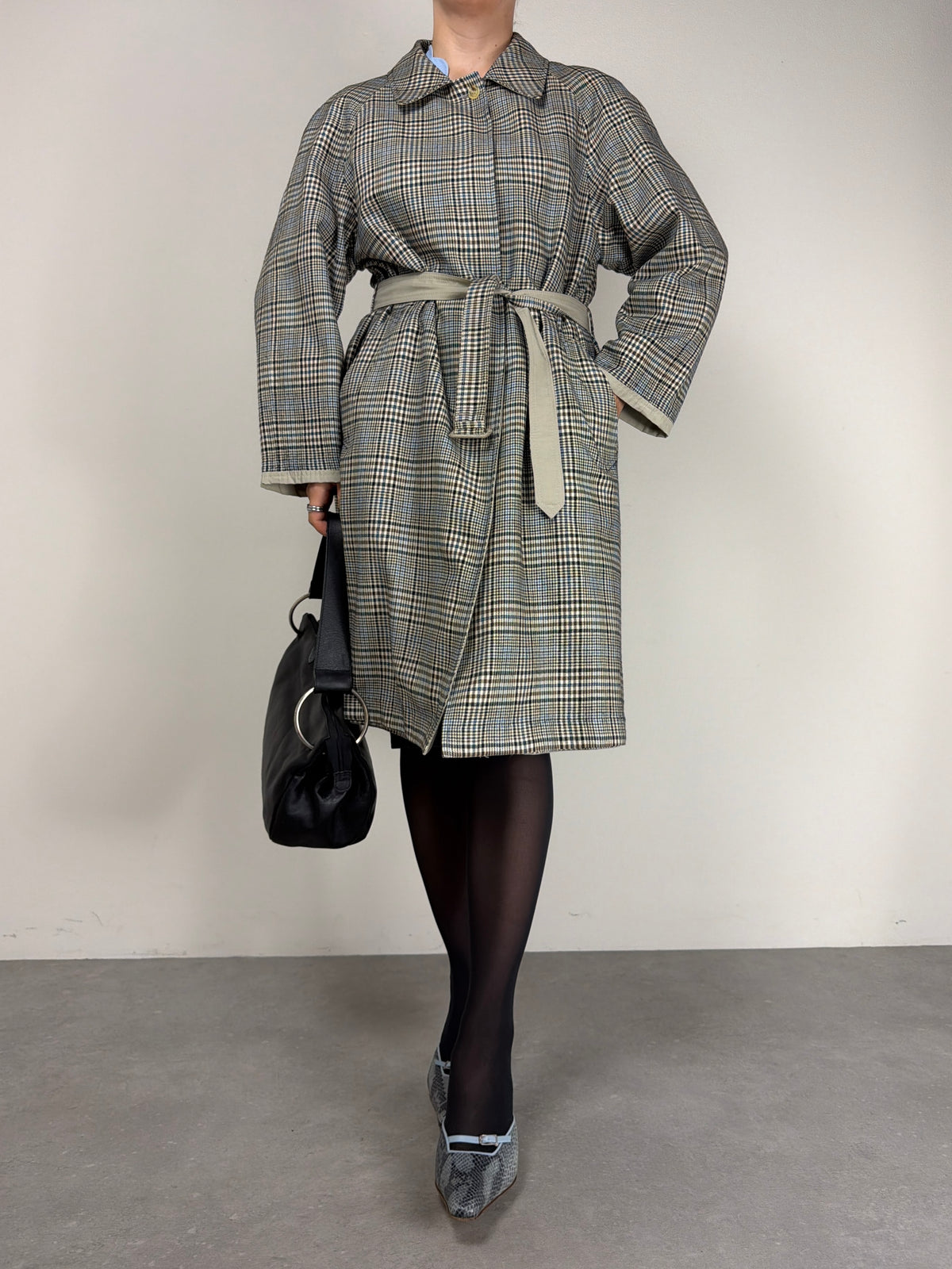 Trench vintage double-face