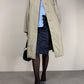Trench vintage double-face