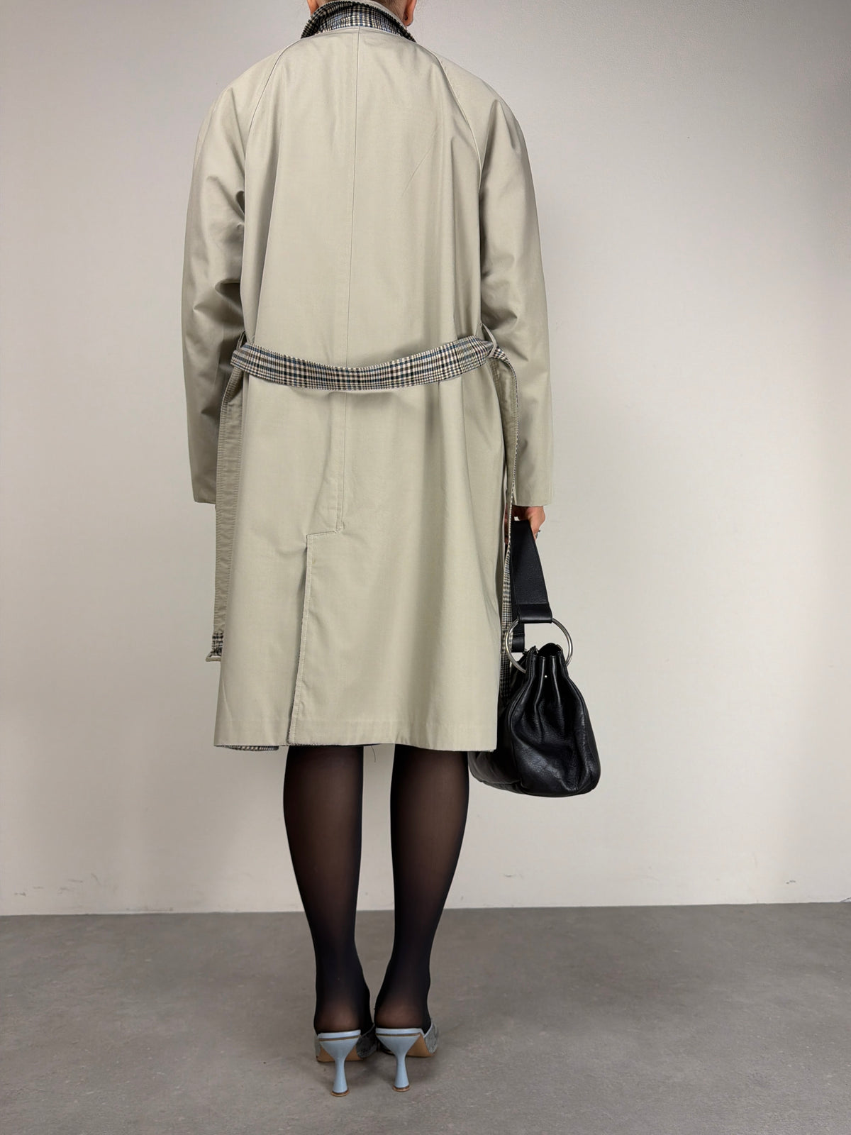 Trench vintage double-face
