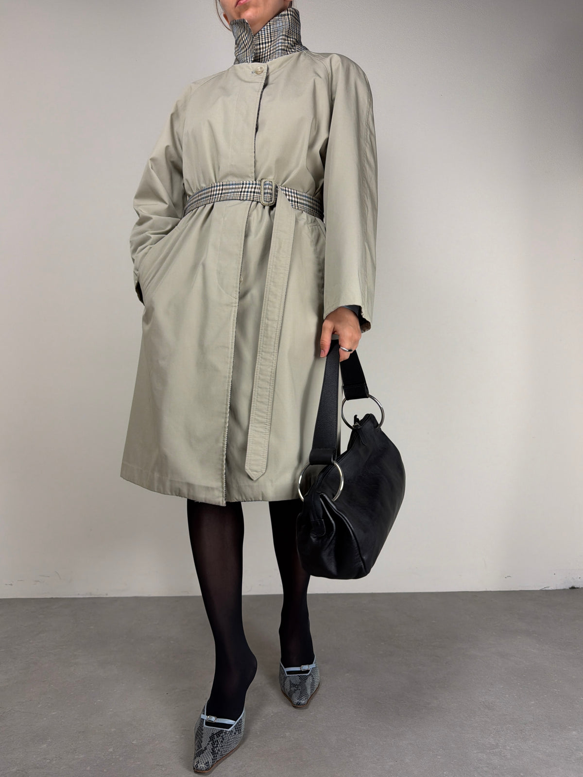 Trench vintage double-face