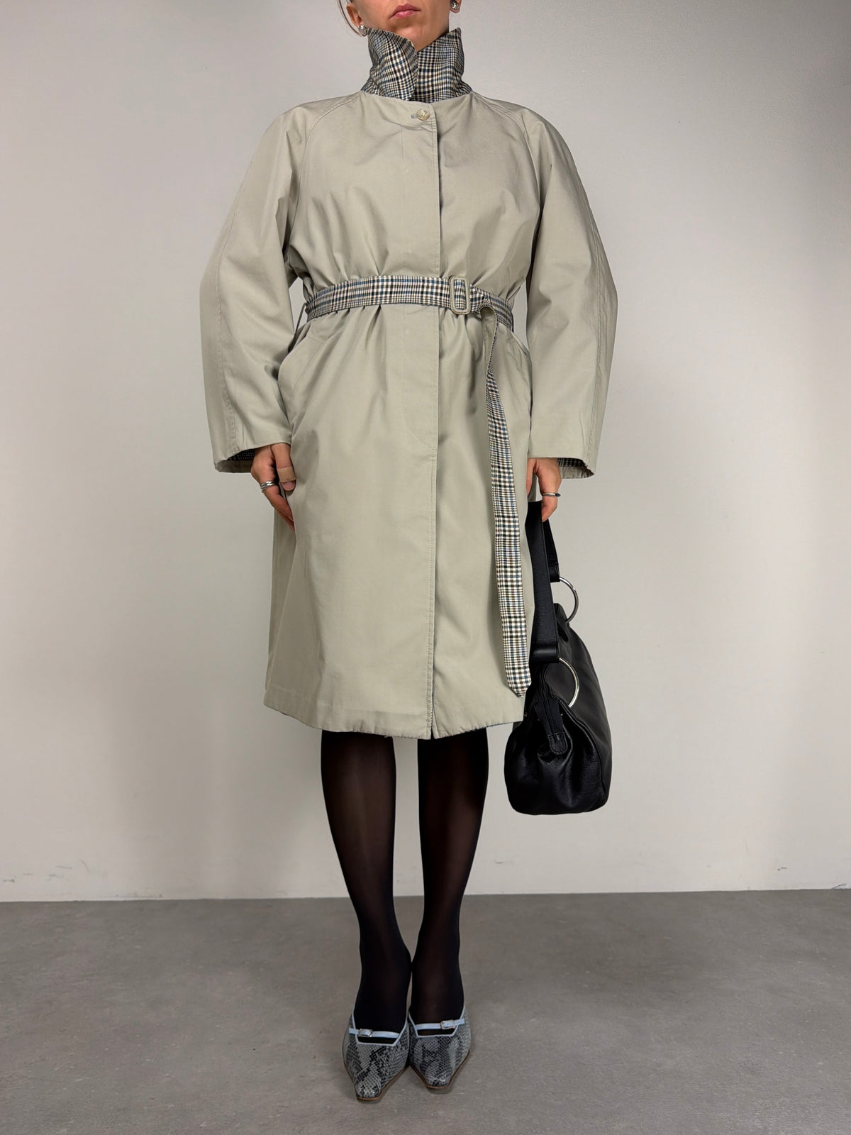 Trench vintage double-face