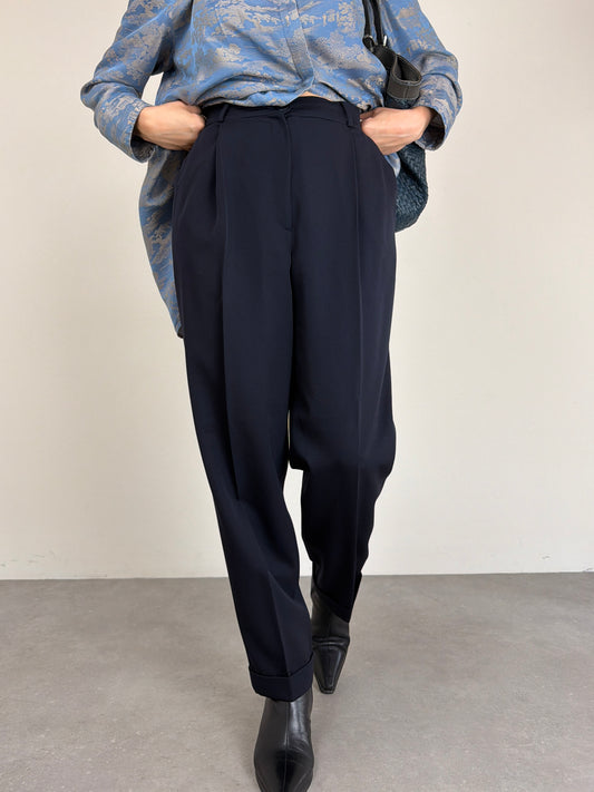 Pantalone in lana blu by GENNY