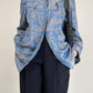 Camicia in jacquard di pura seta a fantasia orientale