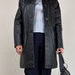 Giacca in vera pelle nera made in Italy
