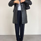 Giacca in vera pelle nera made in Italy