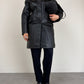 Giacca in vera pelle nera made in Italy