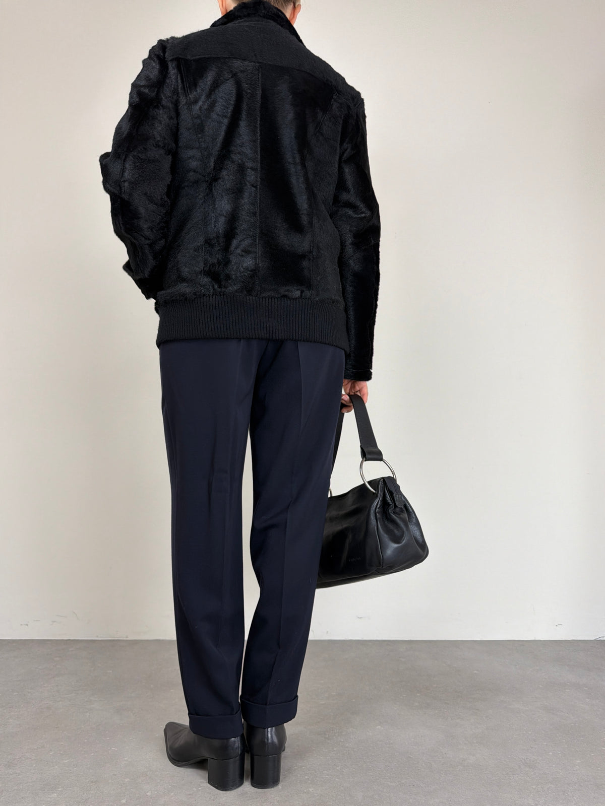 Bomber in vera pelle cavallino