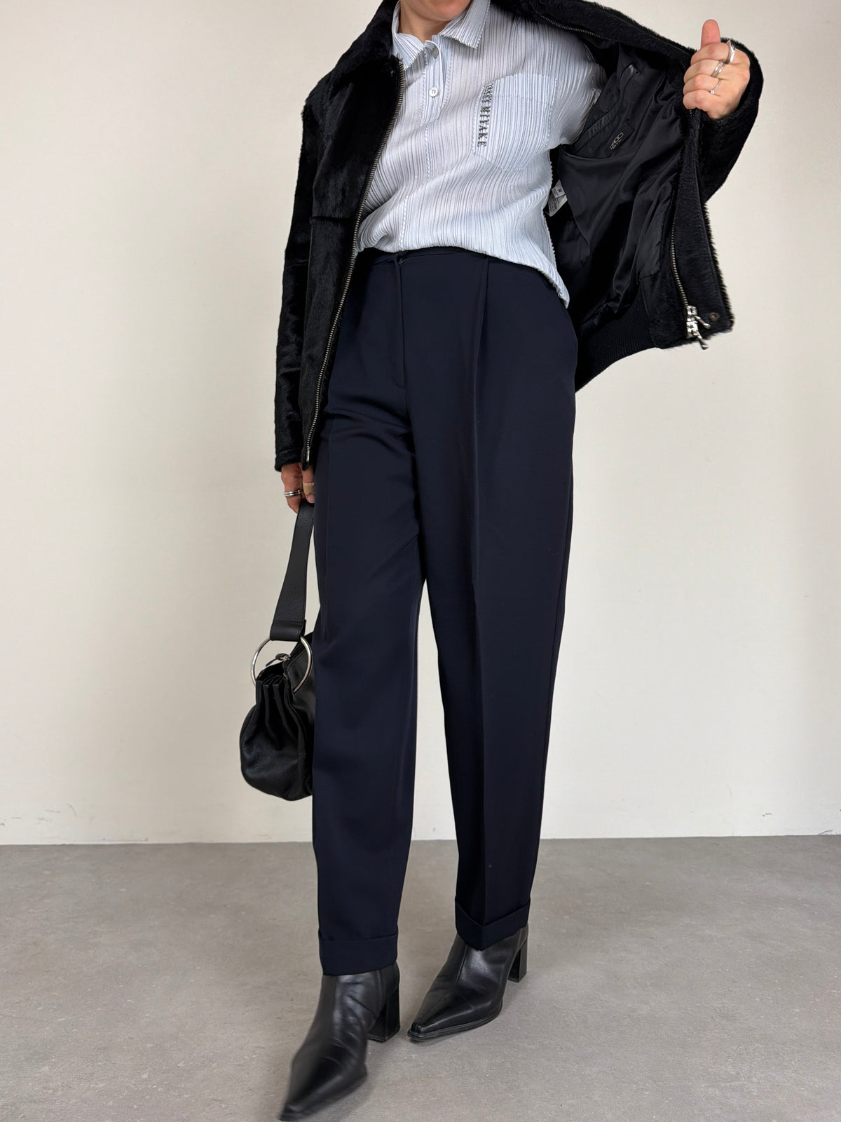 Bomber in vera pelle cavallino
