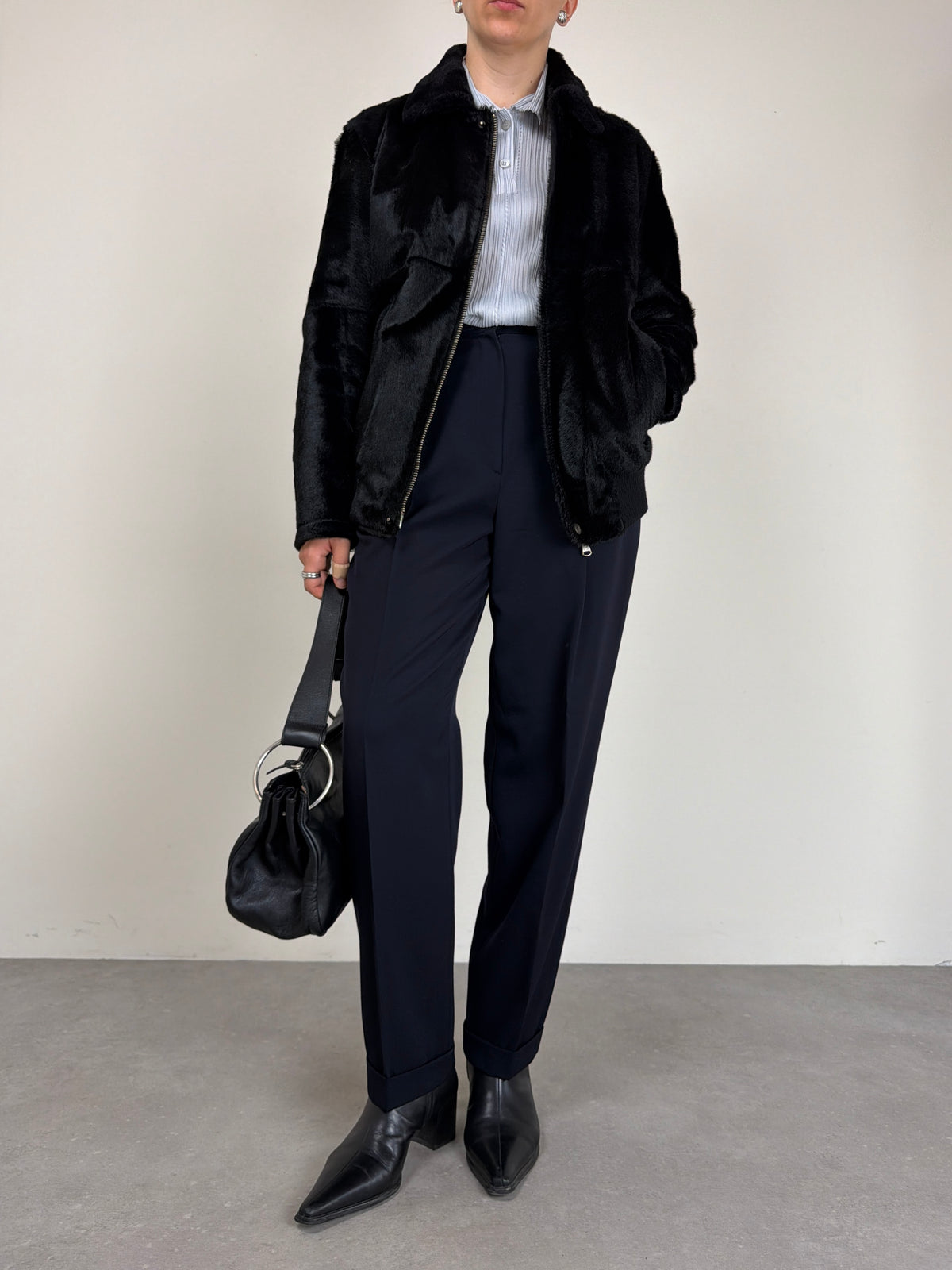 Bomber in vera pelle cavallino