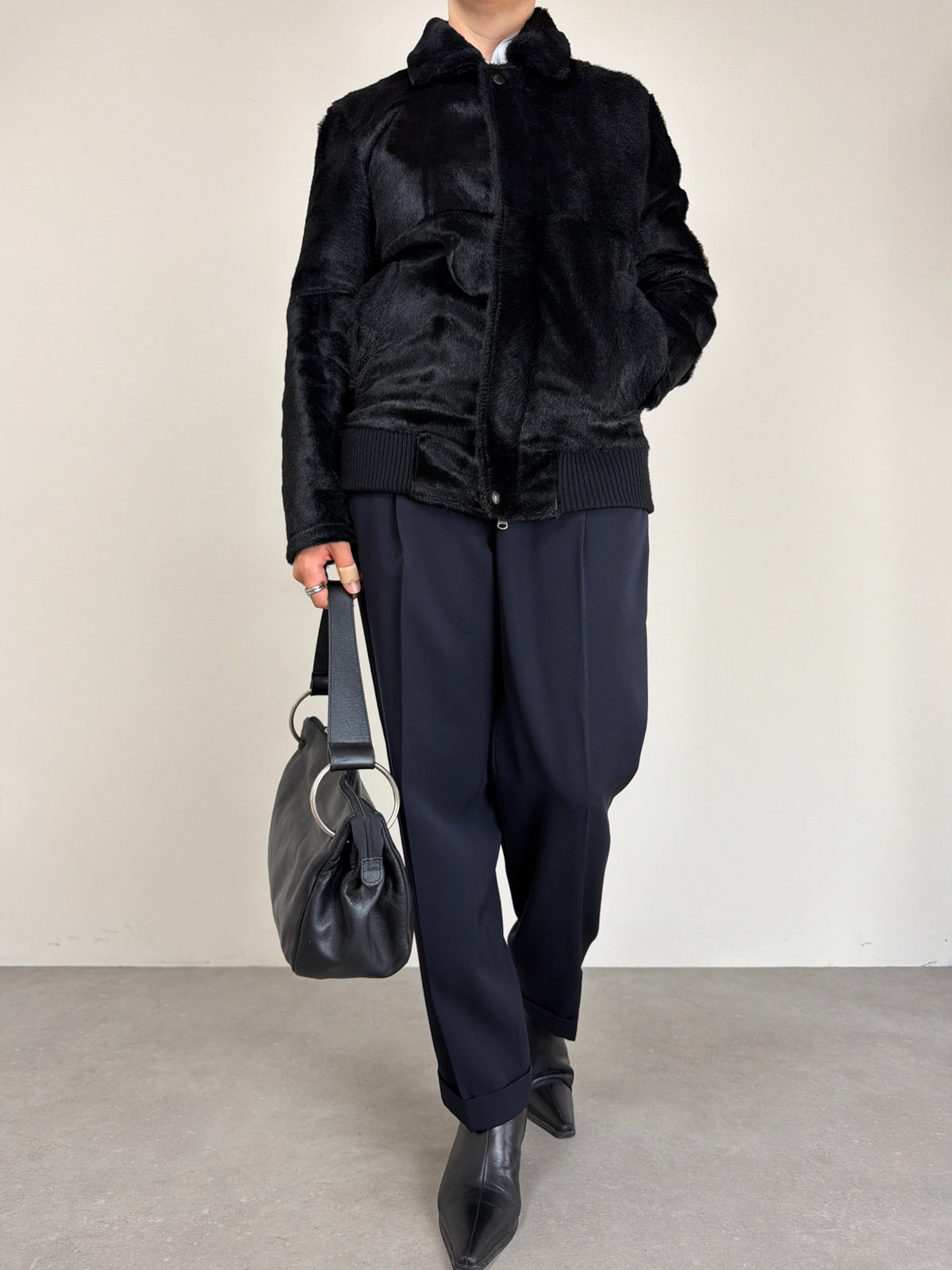 Bomber in vera pelle cavallino