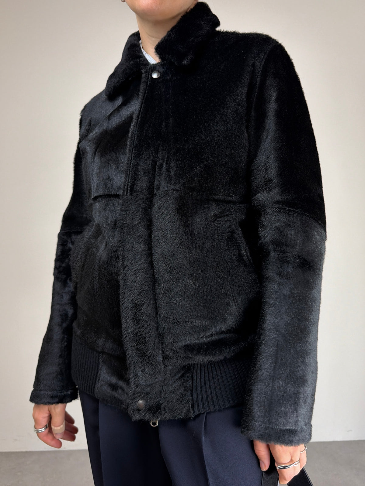 Bomber in vera pelle cavallino