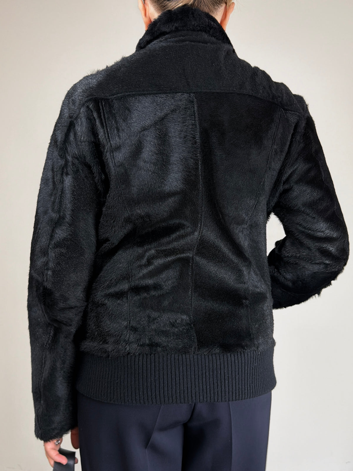 Bomber in vera pelle cavallino