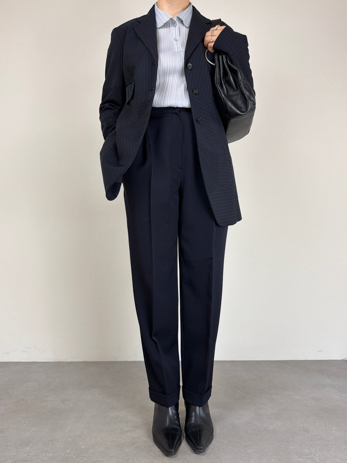 Blazer KENZO in misto lana gessata