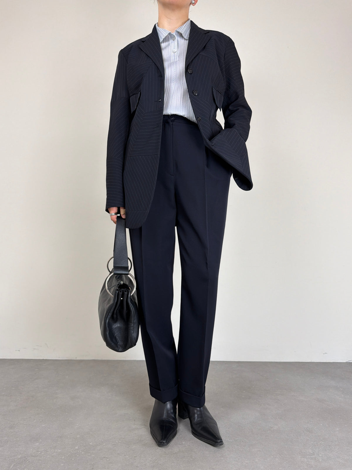 Blazer KENZO in misto lana gessata