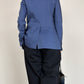 Blazer strutturato in pura lana con dettaglio del piercing sul retro