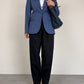 Blazer strutturato in pura lana con dettaglio del piercing sul retro