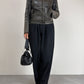 Giacca in vera pelle effetto distressed