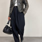Giacca in vera pelle effetto distressed
