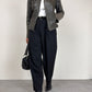 Giacca in vera pelle effetto distressed