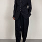 Blazer vintage in lana con bottoni gioiello