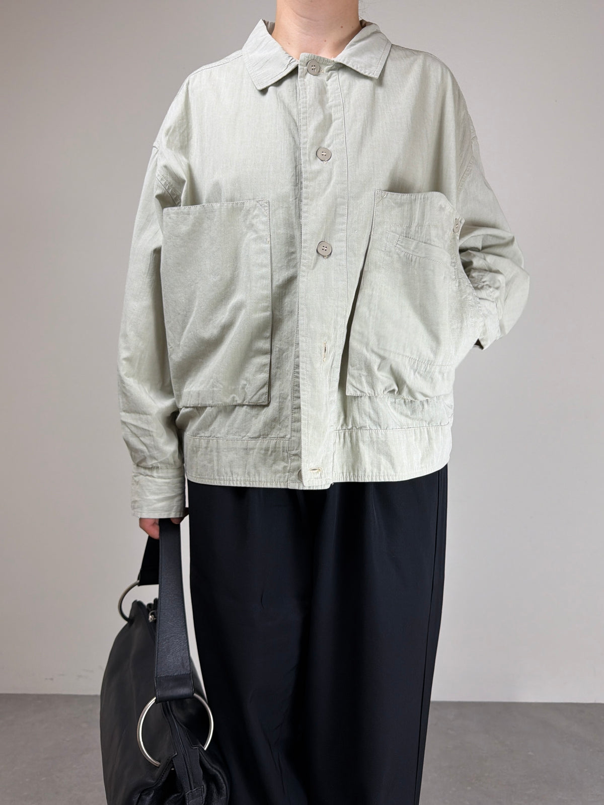 Giacca vintage made in Italy in cotone con tasconi