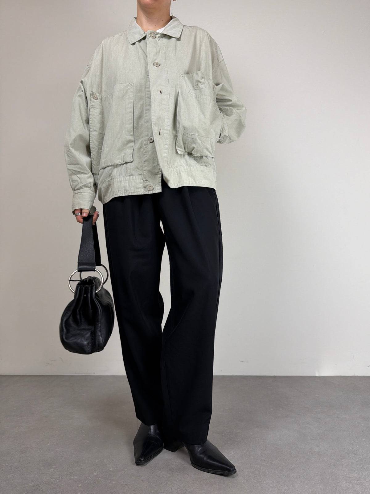 Giacca vintage made in Italy in cotone con tasconi