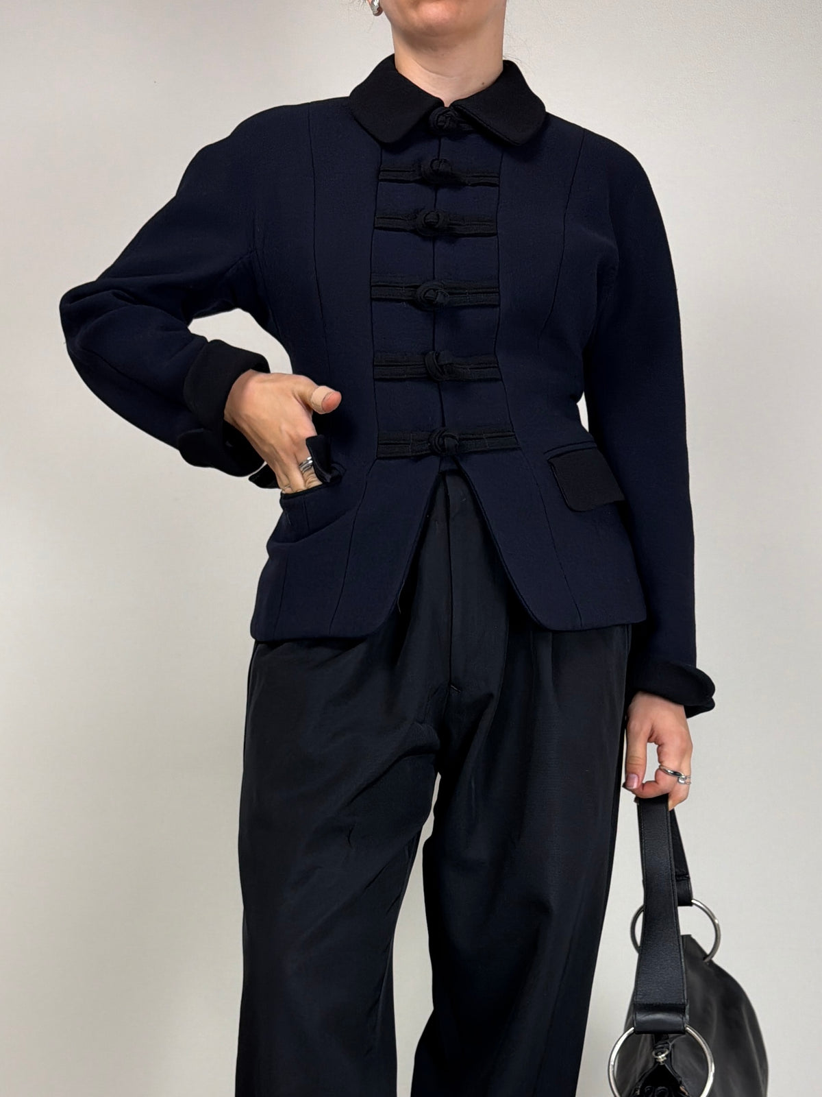 MOSCHINO CHEAP AND CHIC giacca in lana con alamari