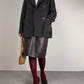 Cappottino in lana, seta, cashmere e angora
