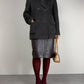 Cappottino in lana, seta, cashmere e angora