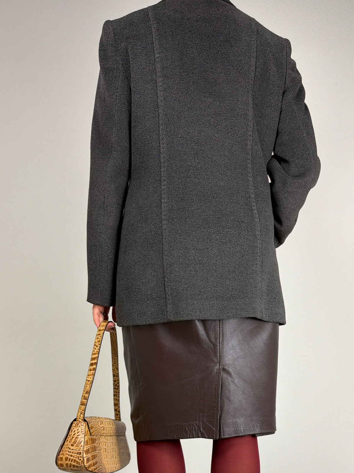 Cappottino in lana, seta, cashmere e angora