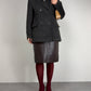 Cappottino in lana, seta, cashmere e angora