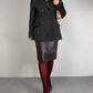Cappottino in lana, seta, cashmere e angora