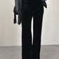 EMPORIO ARMANI pantaloni in velluto