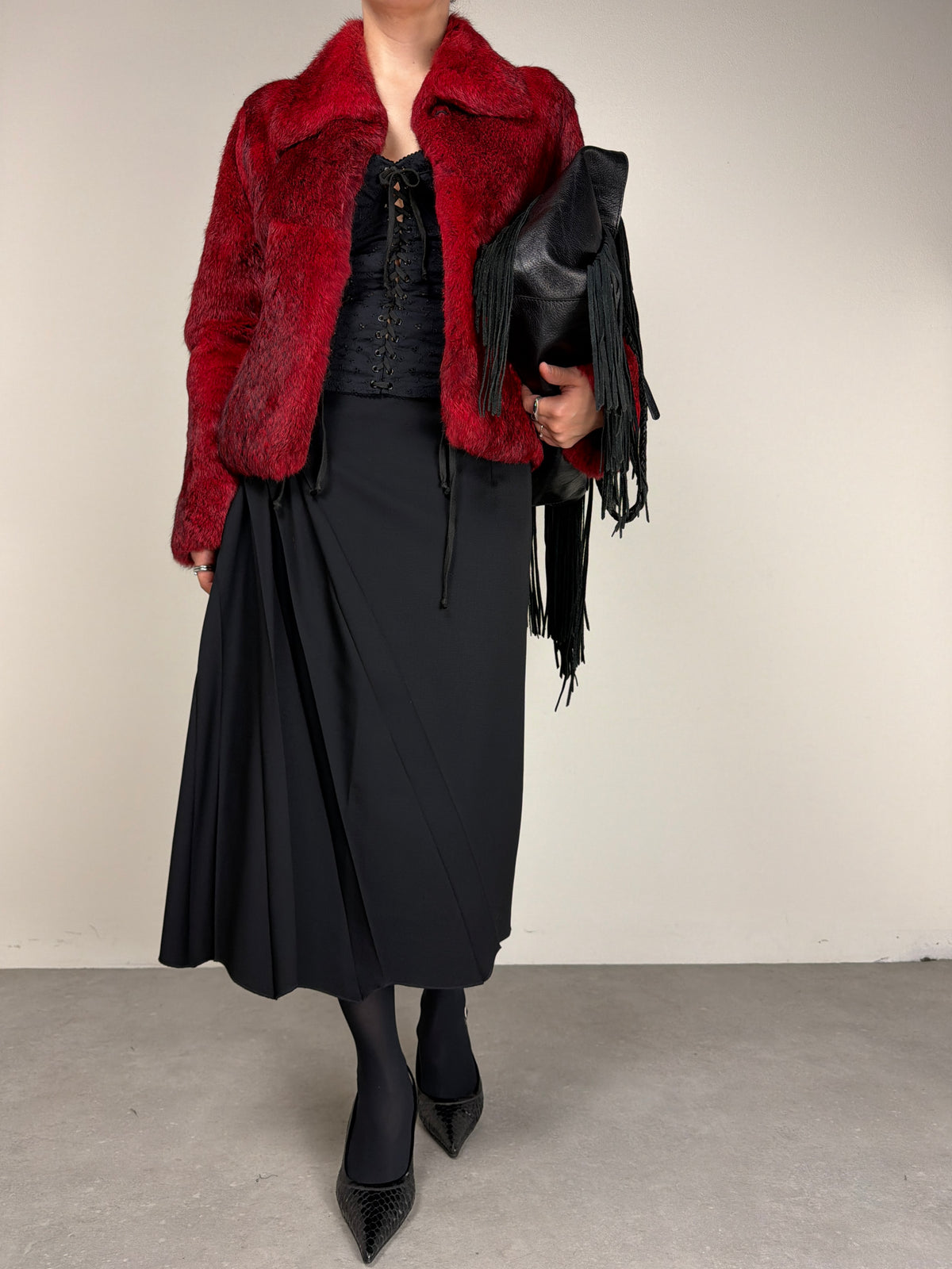 Pelliccia in lapin vintage made in Italy