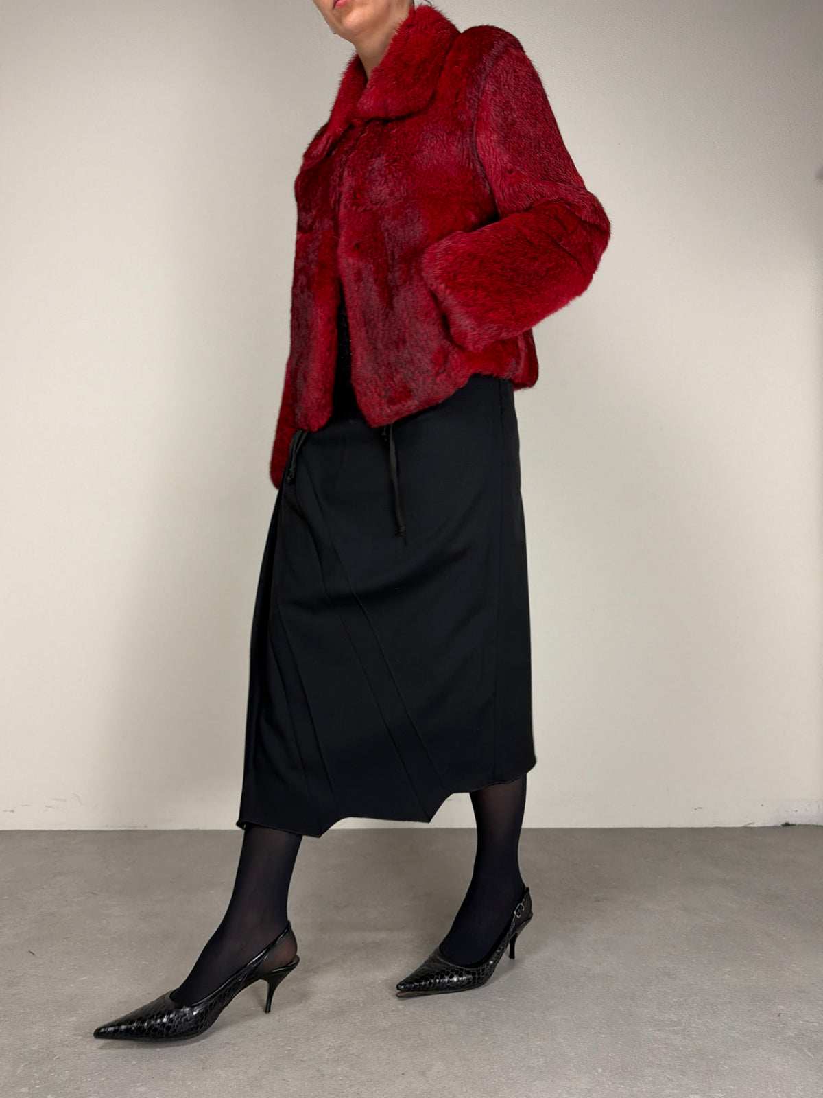 Pelliccia in lapin vintage made in Italy