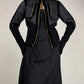 Piumino vintage ROBERTO CAVALLI in piuma d’oca e cashmere nero