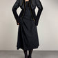Piumino vintage ROBERTO CAVALLI in piuma d’oca e cashmere nero