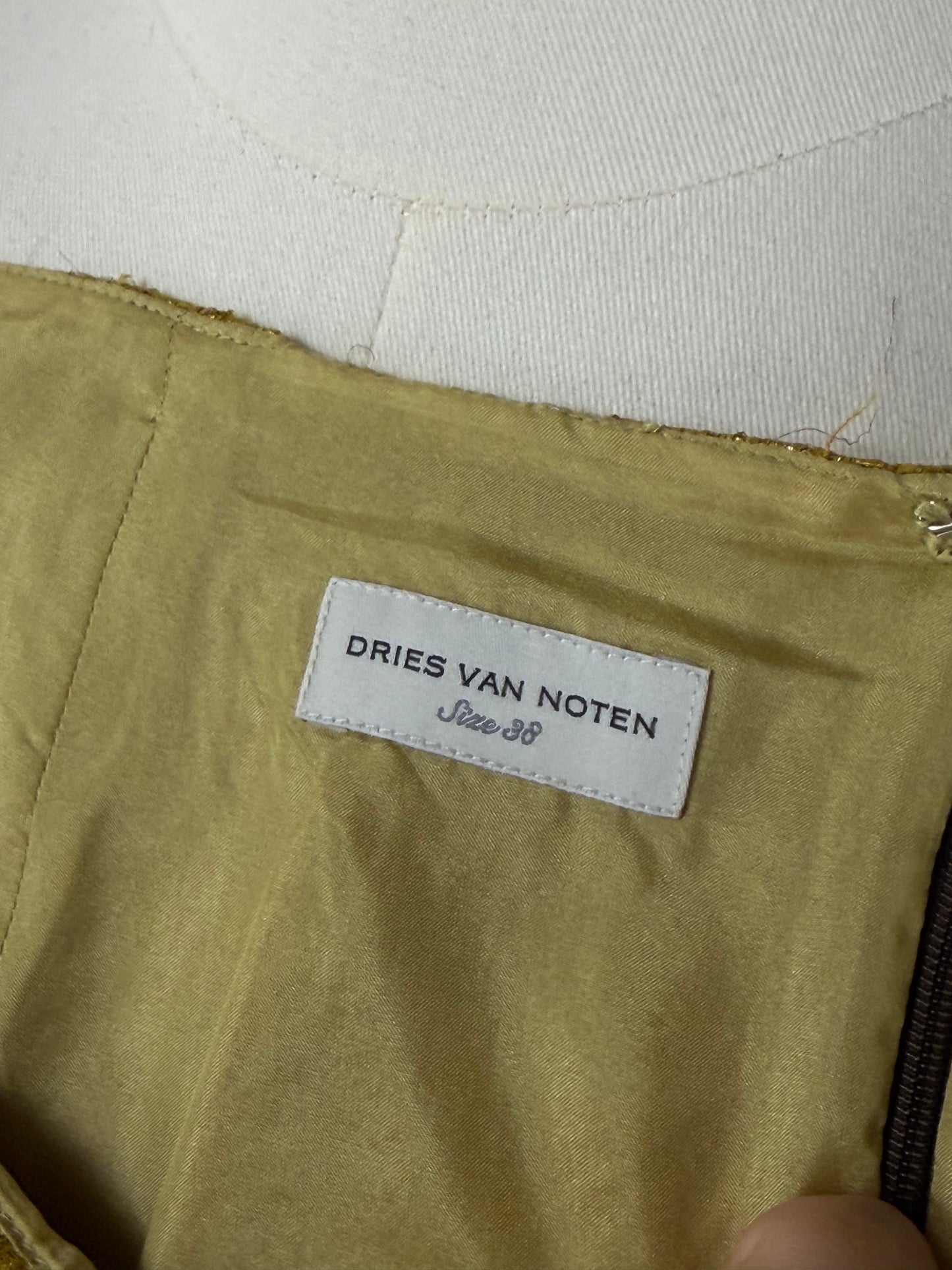 DRIES VAN NOTEN gonna in seta