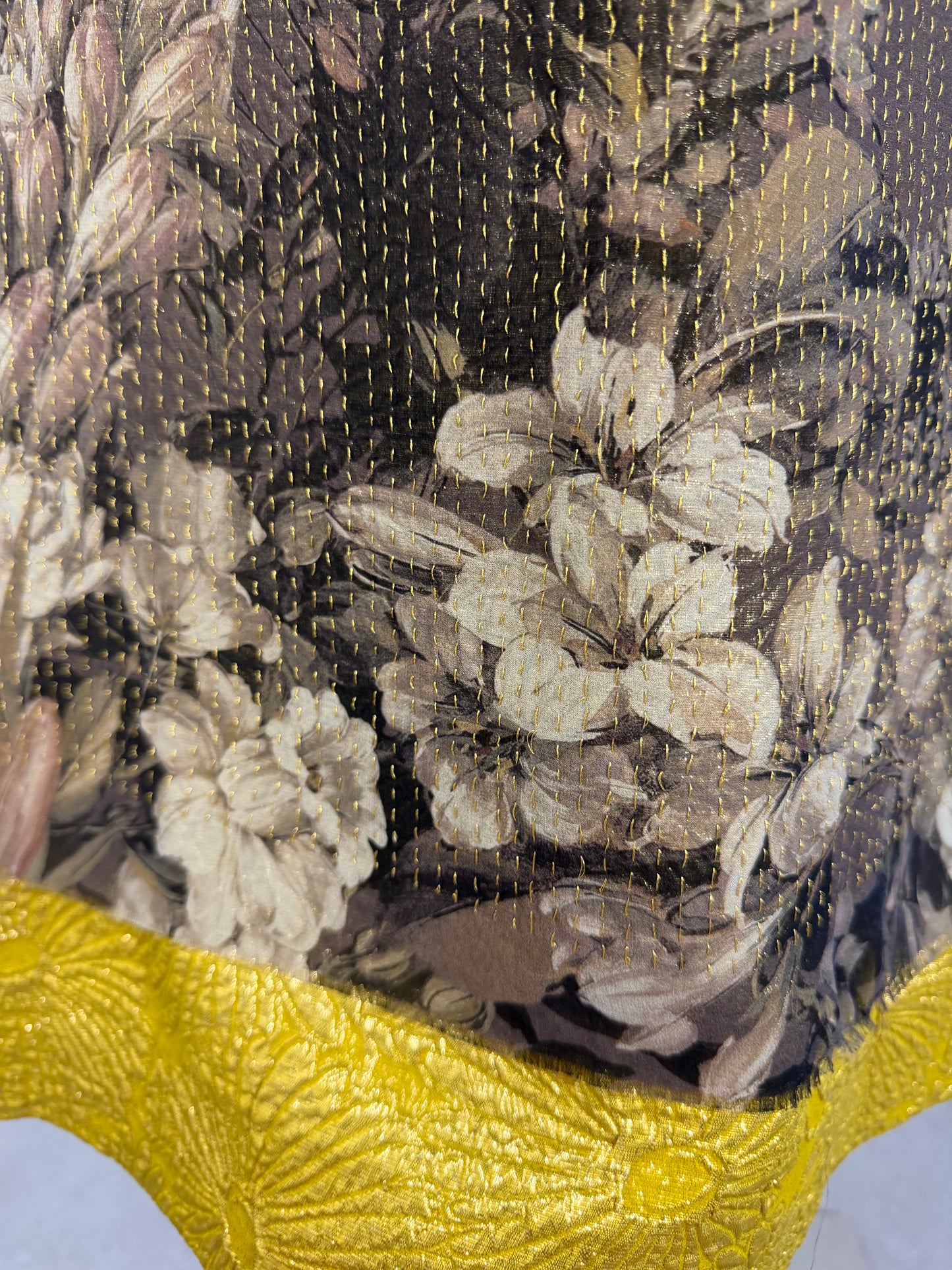 DRIES VAN NOTEN gonna in seta