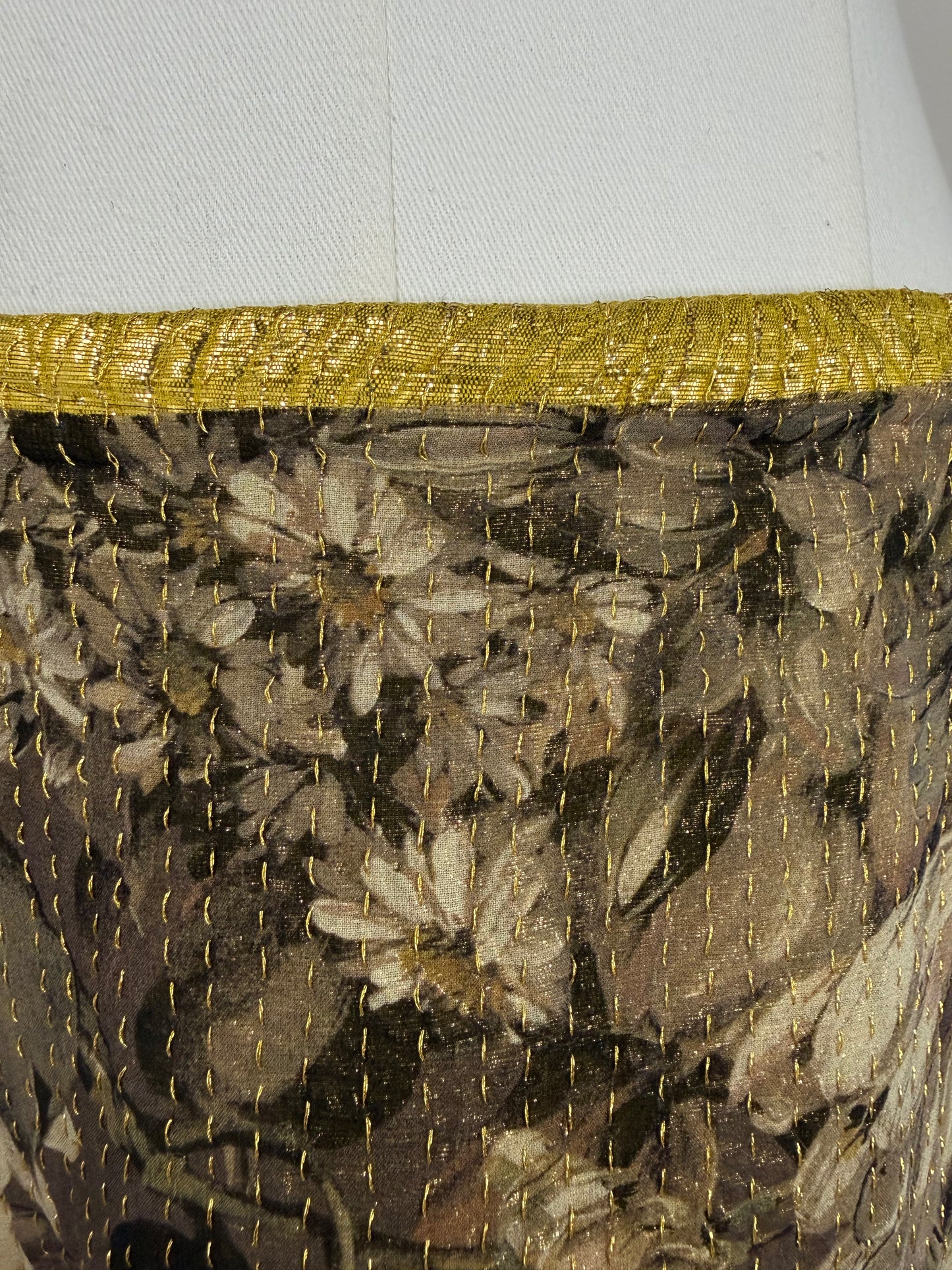 DRIES VAN NOTEN gonna in seta