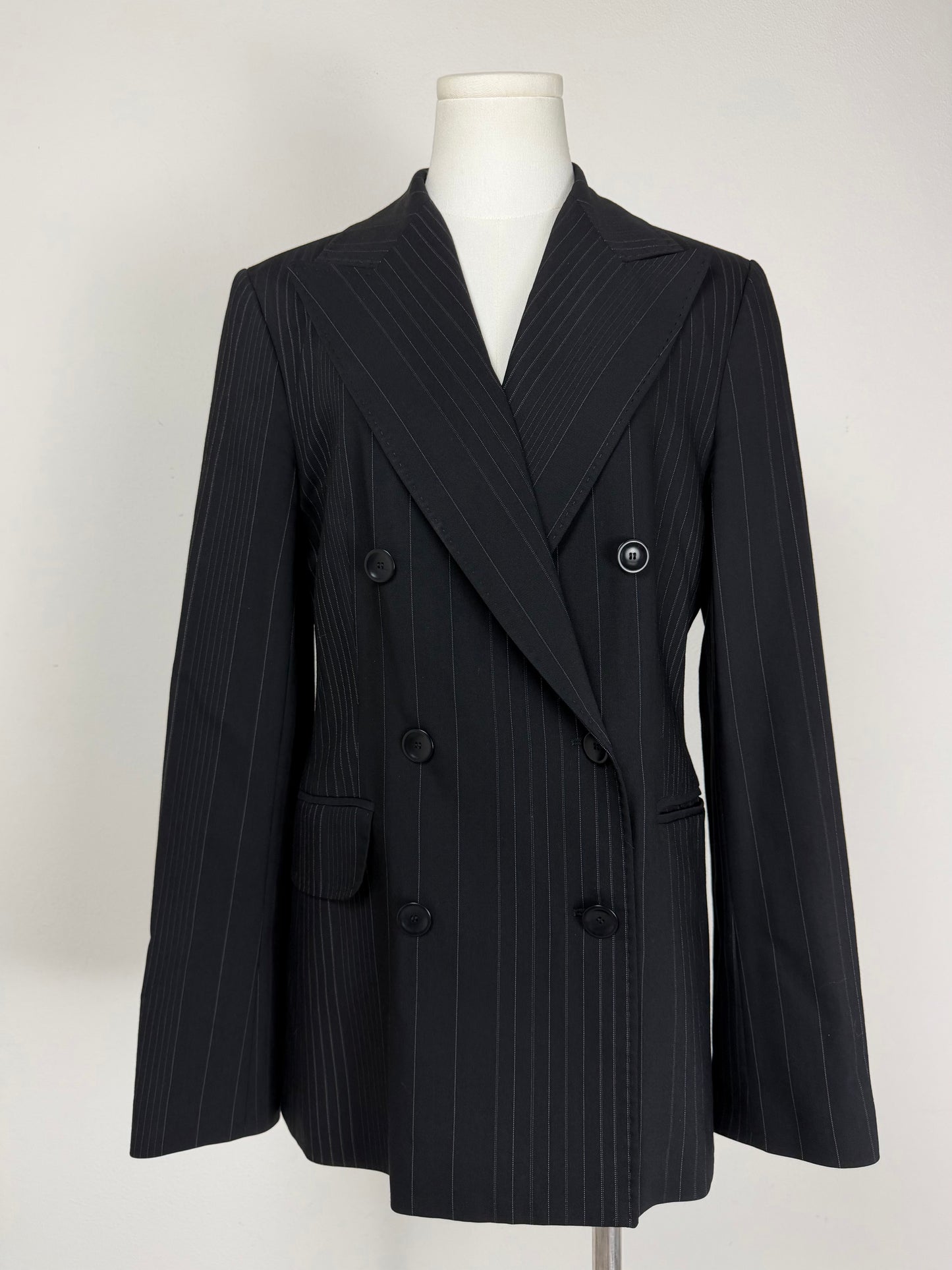 Blazer a doppiopetto gessato