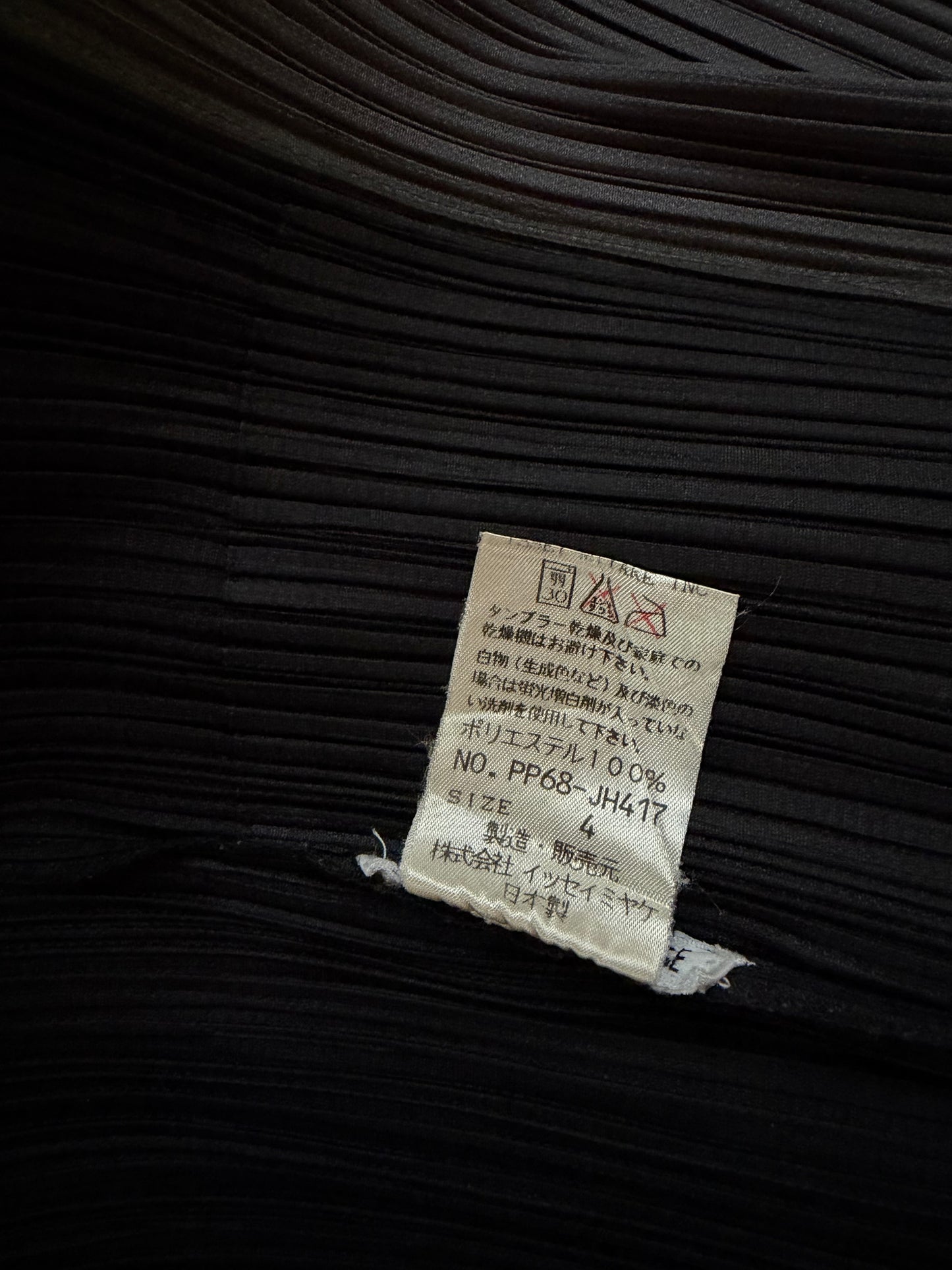 PLEATS PLEASE ISSEY MIYAKE soprabito bicolor