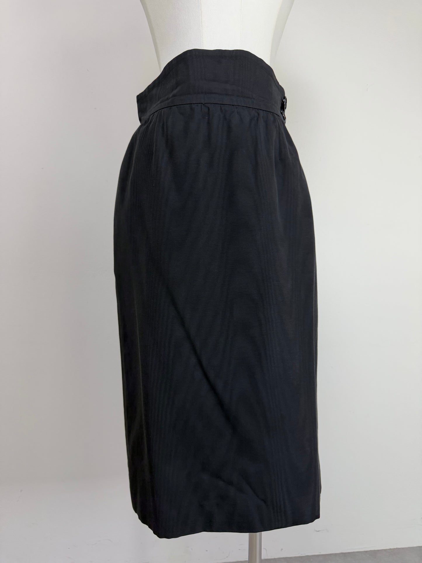 YVES SAINT LAURENT tailleur moiré in cotone e cupro