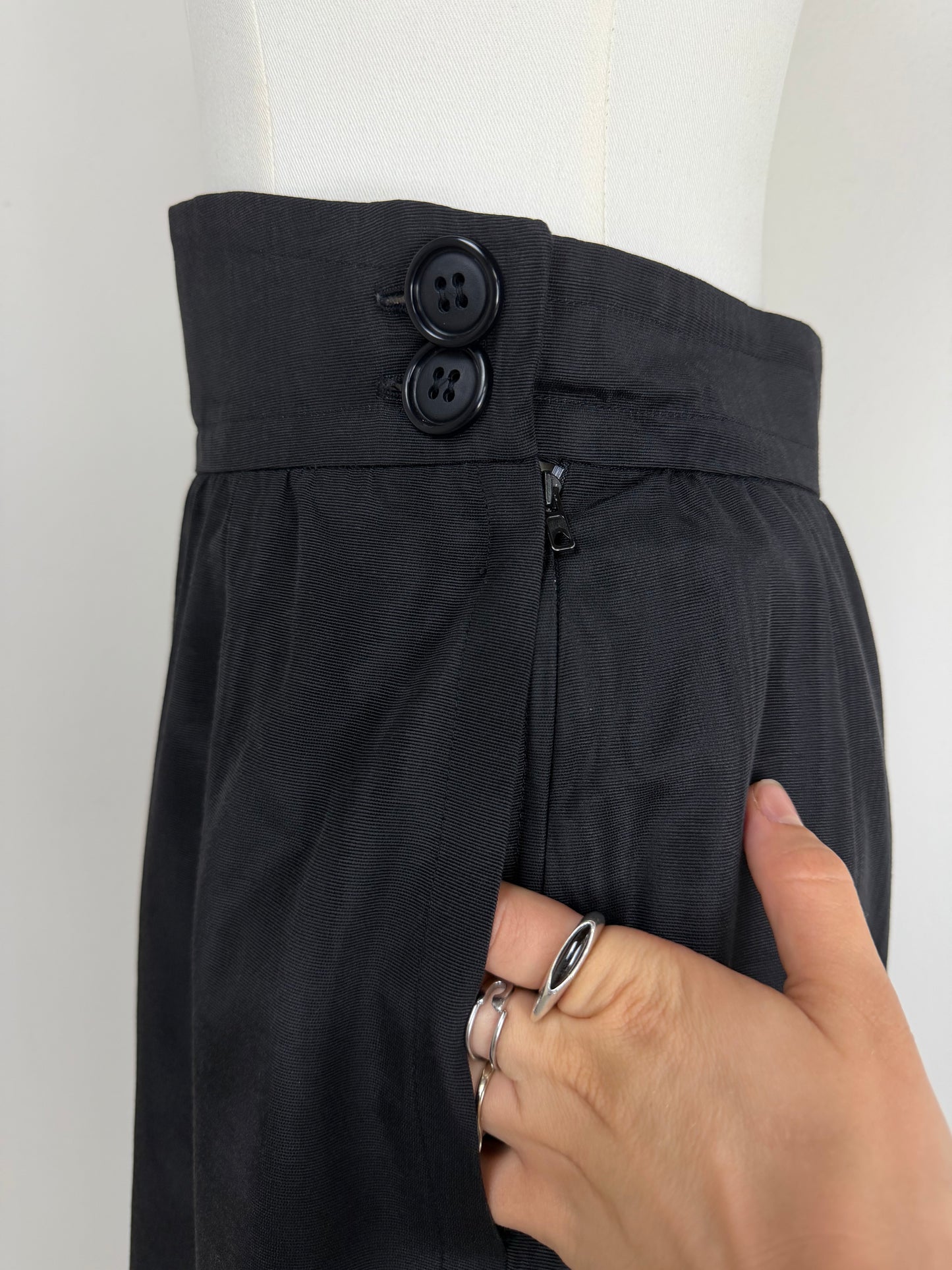 YVES SAINT LAURENT tailleur moiré in cotone e cupro