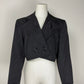 YVES SAINT LAURENT tailleur moiré in cotone e cupro