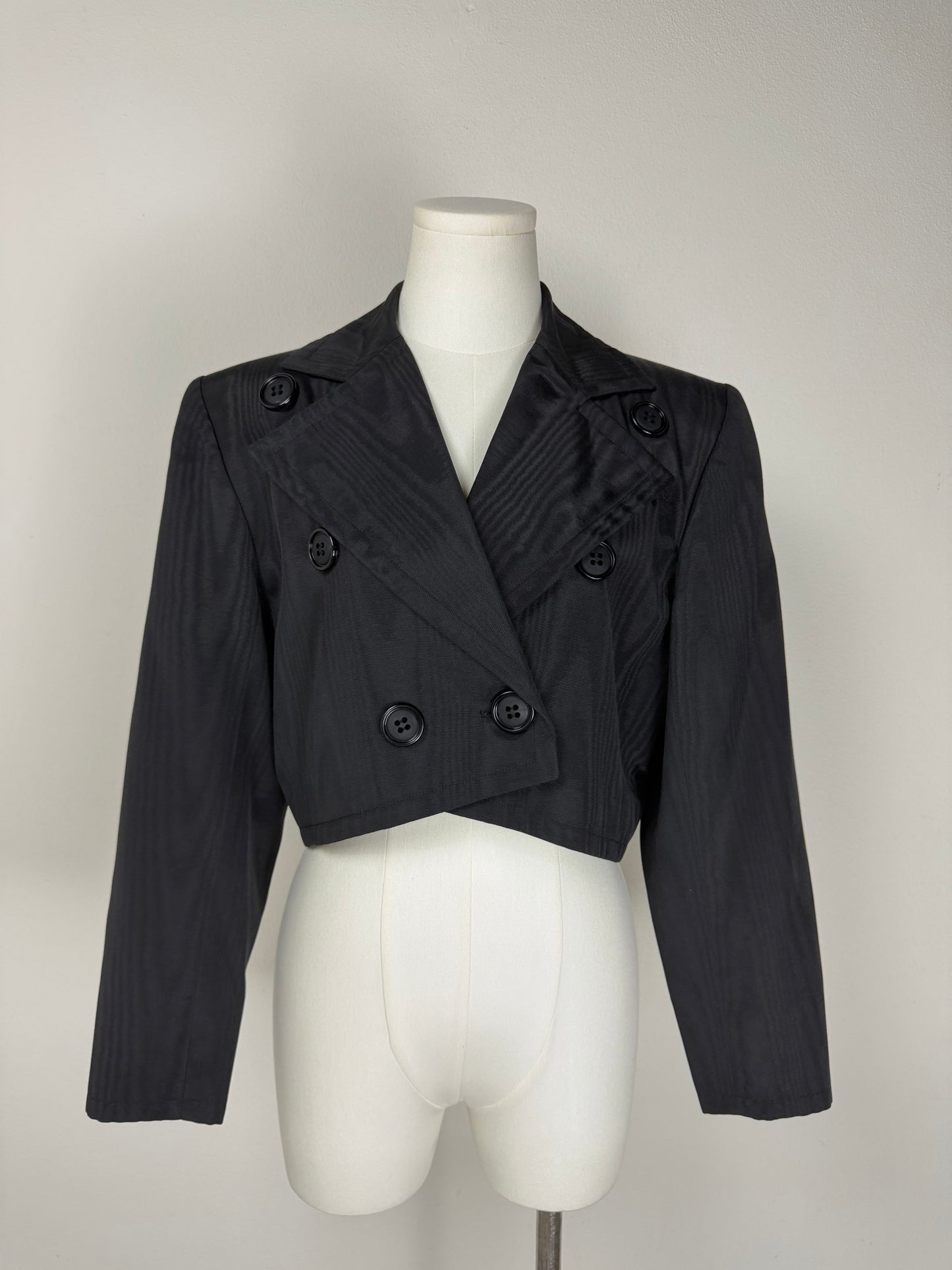 YVES SAINT LAURENT tailleur moiré in cotone e cupro