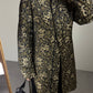 Cappotto vintage made in italy in jacquard con motivo orientale