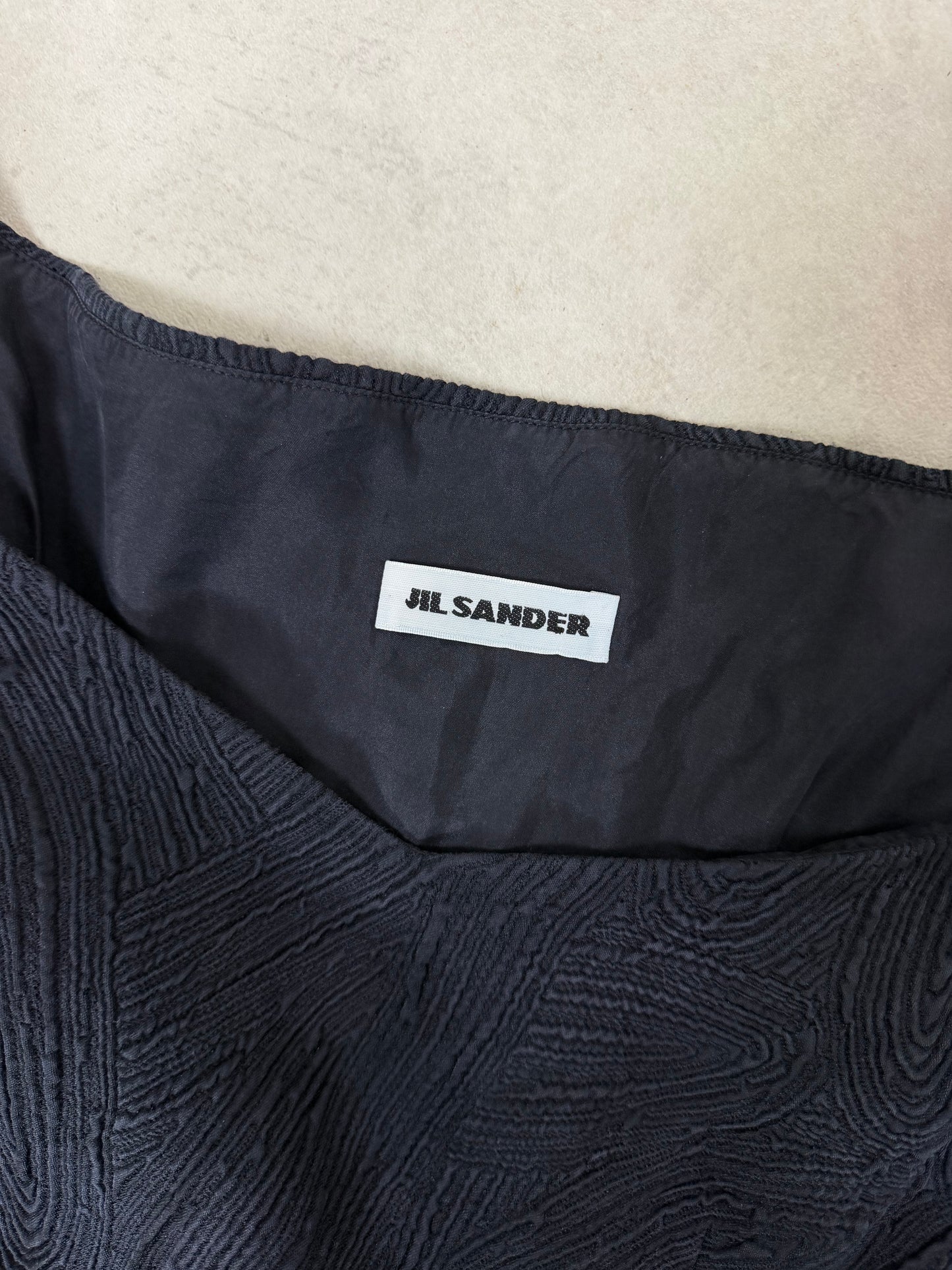 JIL SANDER top in misto seta